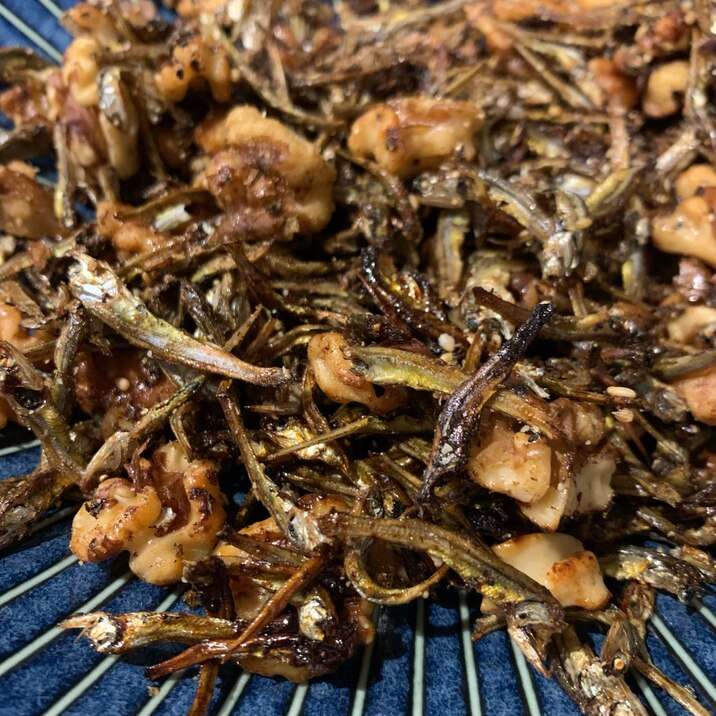 食べる小魚でくるみ入り田作りおせちにも!※砂糖なし